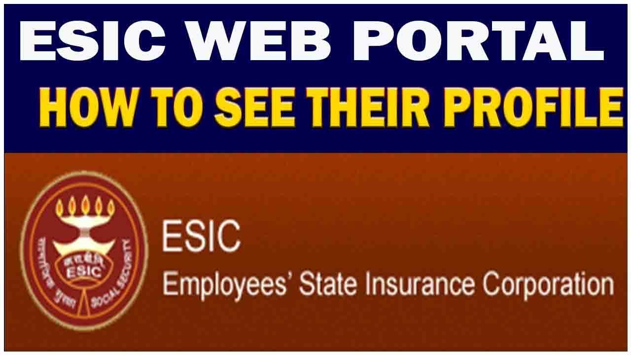 How To See Employee Their Profile form ESIC Portal Health Insurance
