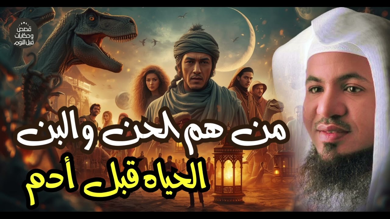 محمد الشنقيطي | ماذا وجد سيدنا آدم عندما نزل إلي الأرض ومن هم الجن والبن؟