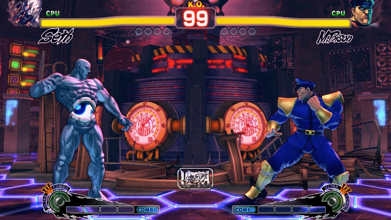 Seth vs M. Bison! Impressive AI Brawl!