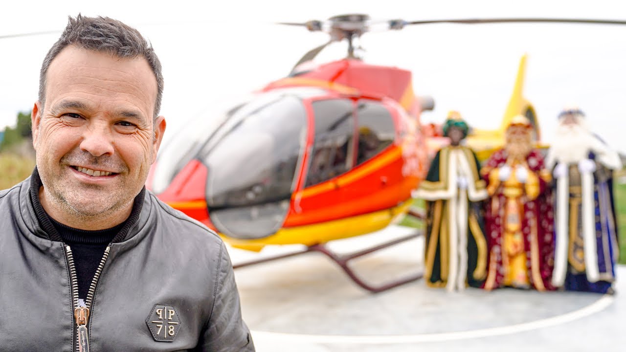 Traigo en Helicóptero 🚁 a los Reyes Magos de Oriente