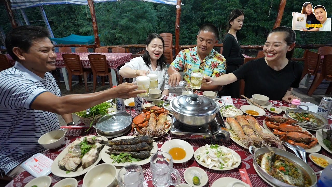 Chúc mừng Kênh Ánh Kua đạt 100 ngàn Người đăng kí Ăn Đại tiệc Hải sản tươi sống ở Đất Mũi Cà Mau