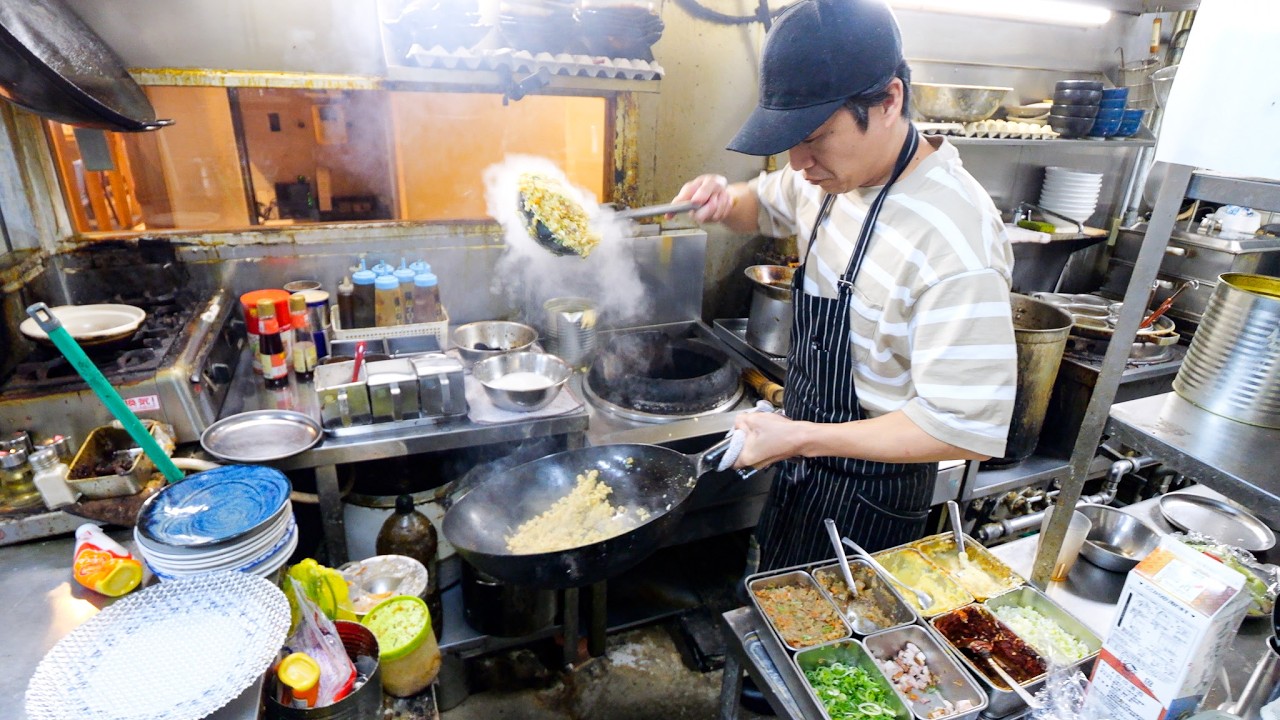 【大阪 中央区】爆速大盛り目玉焼きチャーハン！大阪上本町の駅近中華を営むスゴ腕料理人