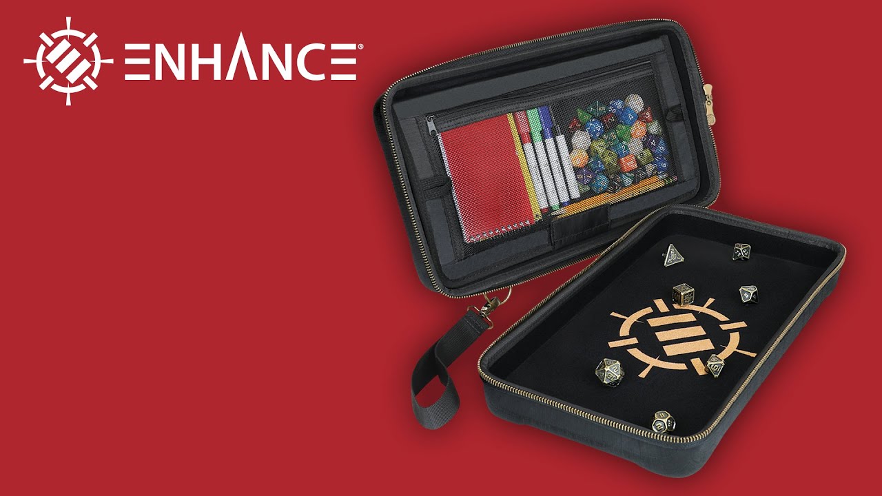 ENHANCE Tabletop Community XL Dice Case and Tray | Features Video