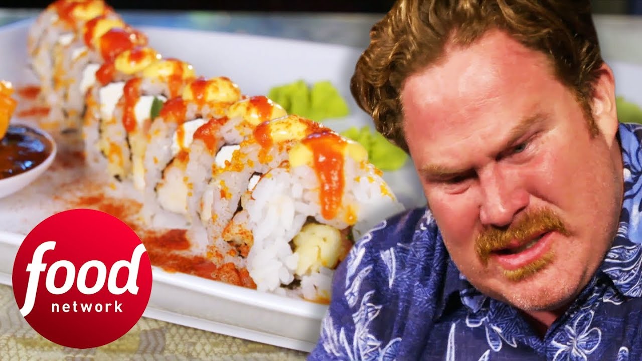 Casey Takes On Some Of America's Hottest Sushi In The 'Demon's Delight' Challenge | Man v Food