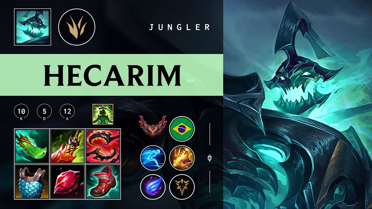 Hecarim Jungle vs Vi - BR Grandmaster Patch 26.03