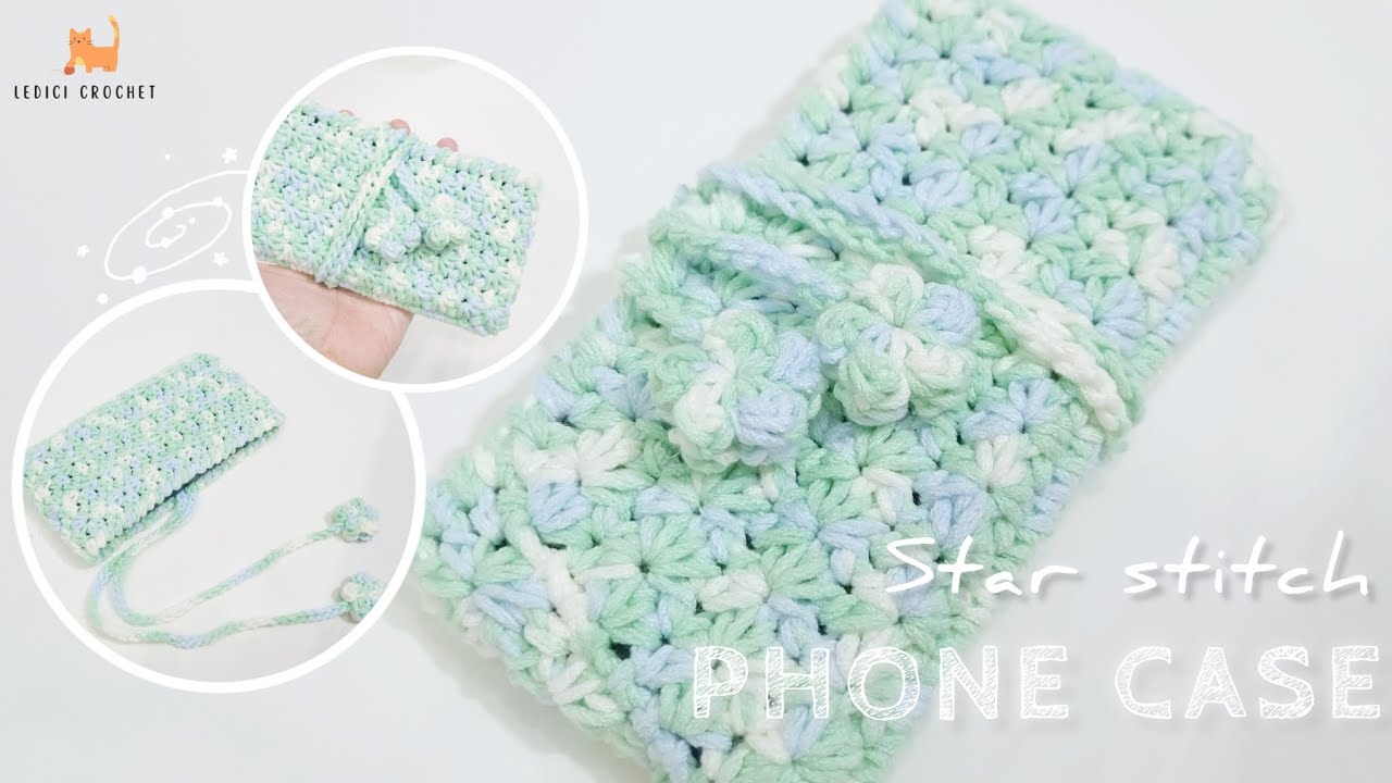 Star Stitch Phone Case| LEDICI CROCHET 😺
