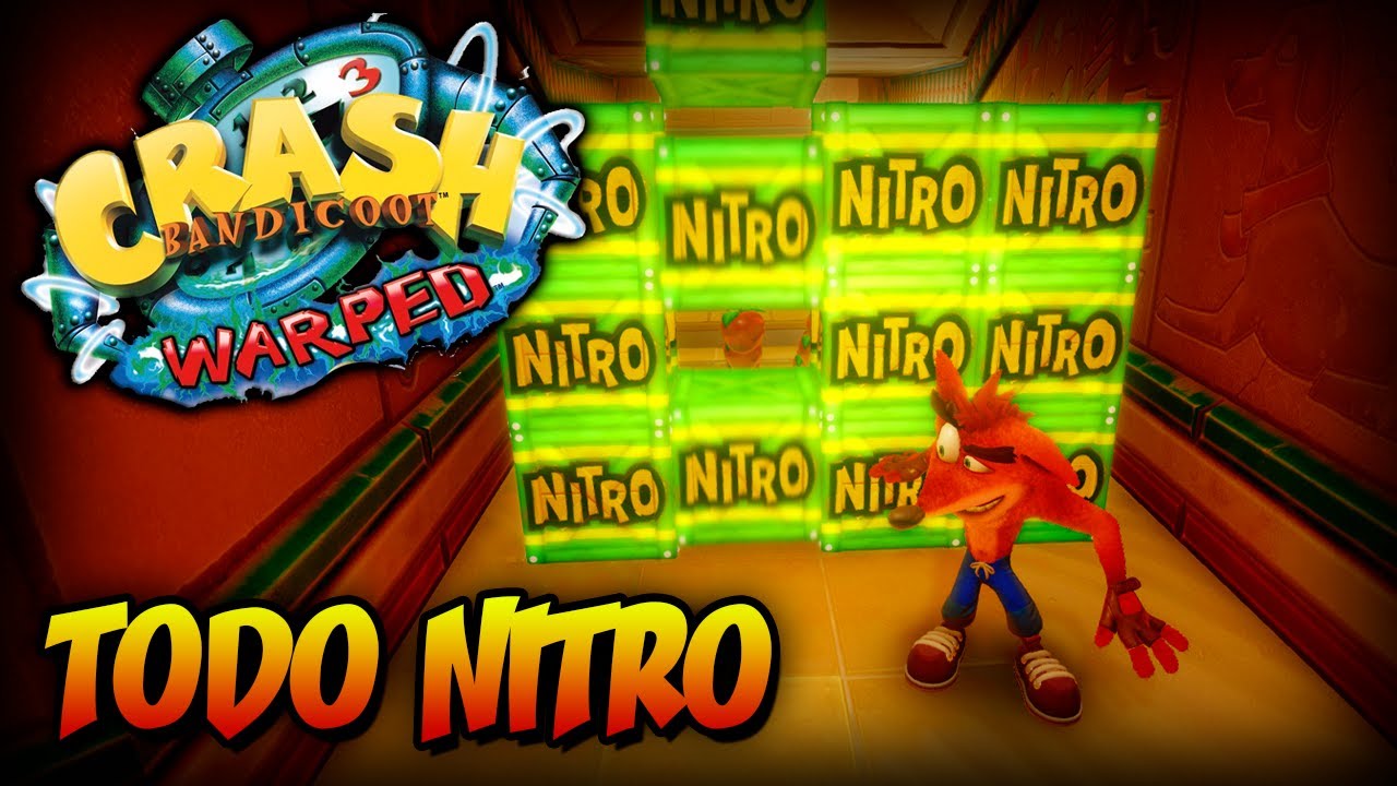 Crash Bandicoot 3 PERO TODAS LAS CAJAS SON NITRO
