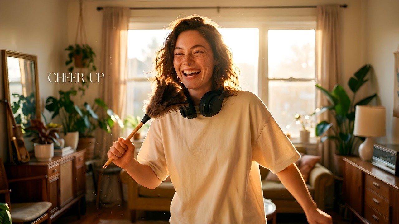 Spark Joy Cleaning Routine 🧹 Happy & Energetic | Soul-Funk Mix ✨