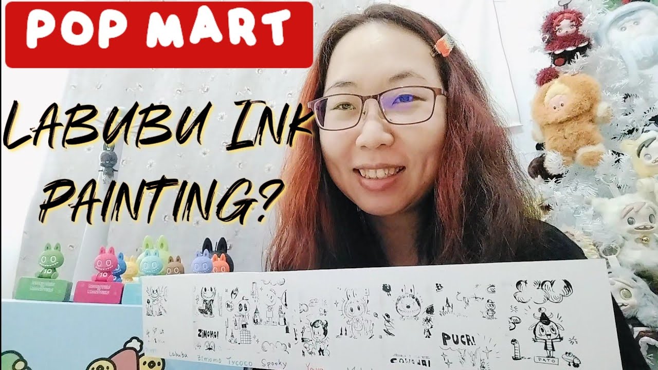 開箱🔟Labubu印章冰箱貼盲盒.變油墨畫⁉️