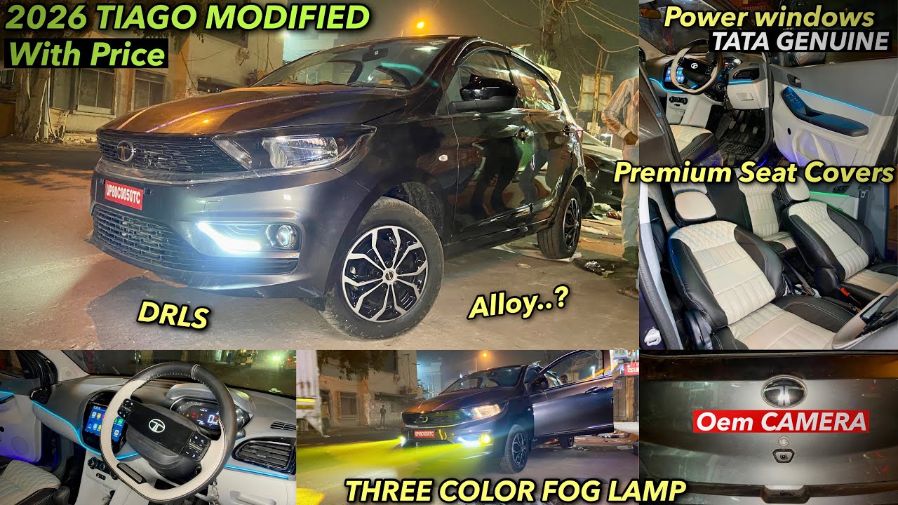 2026 TATA TIAGO XE BASE MODEL MODIFIED WITH PRICING | TATA TIAGO MODIFICATIONS