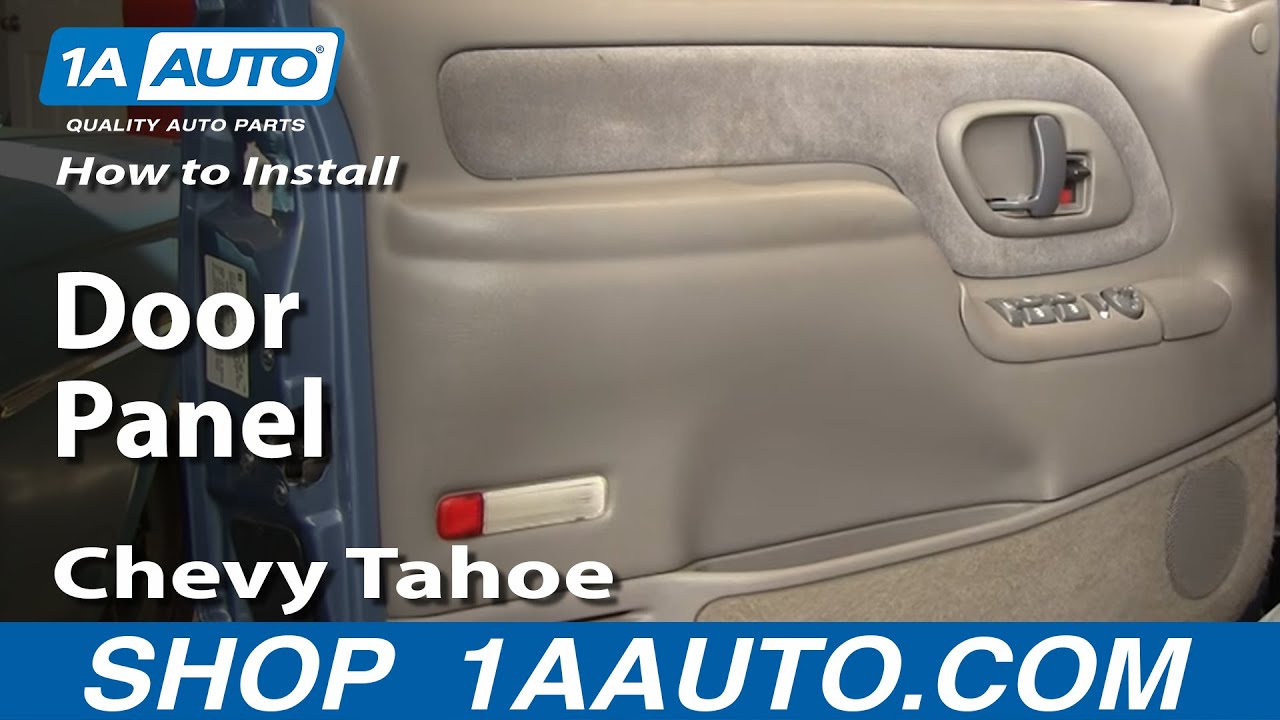 Как снять дверную панель Chevy Tahoe 95-98
