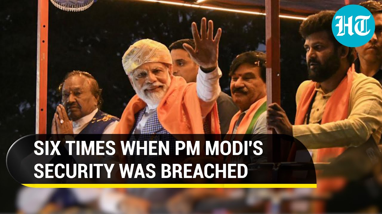 PM Modi's Z+ security breached 6 times in 6 months I Watch Details
