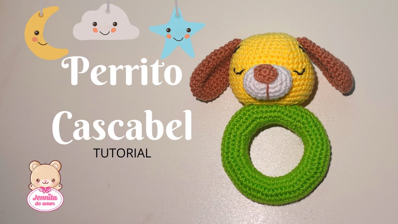 PERRITO CASCABEL Tutorial Amigurumi  paso a paso (Patrón en Descripción)