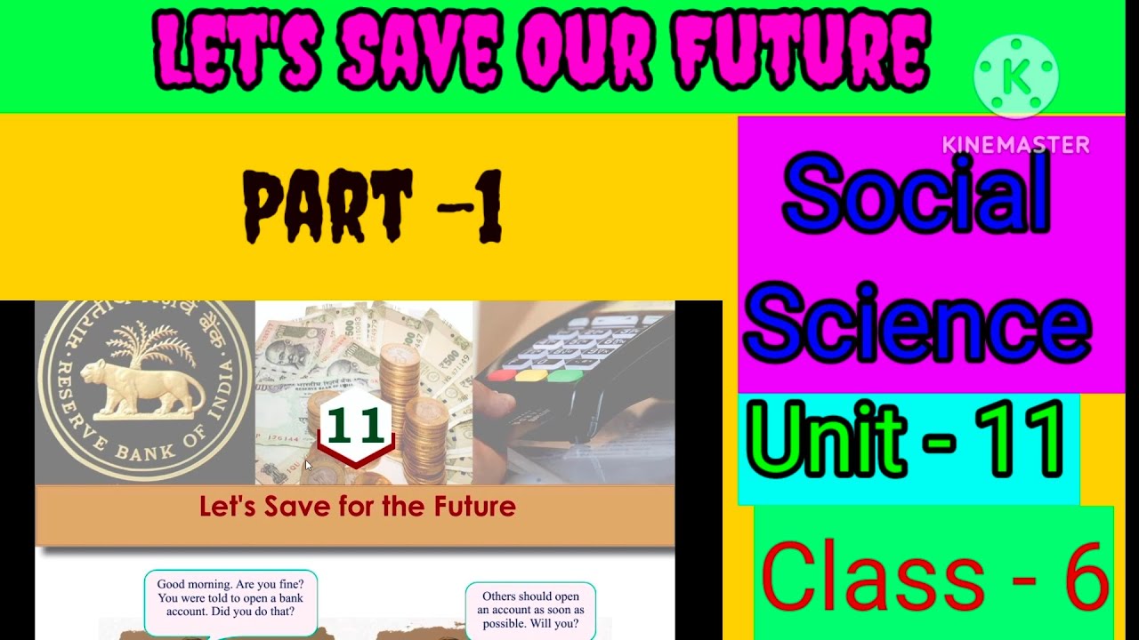 Lets save for future # Social science # class-6 # chapter -11