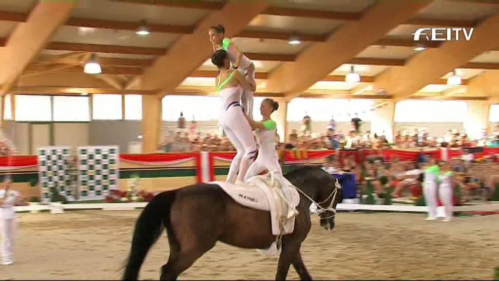 FEI European Vaulting Championships 2013 - Junior Squads Rd 1 -  Top 3
