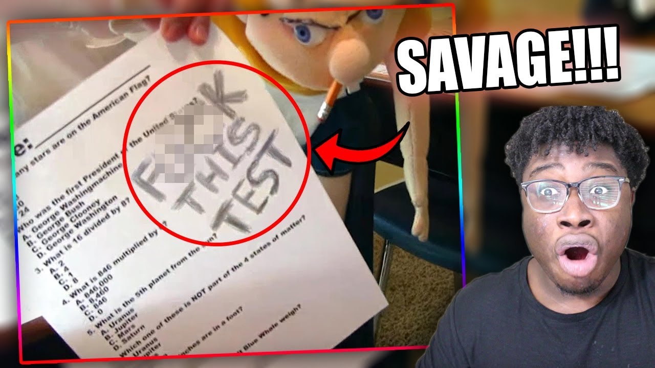 JEFFY FLUNKS OUT OF SCHOOL! | SML Movie: The Test Reaction!