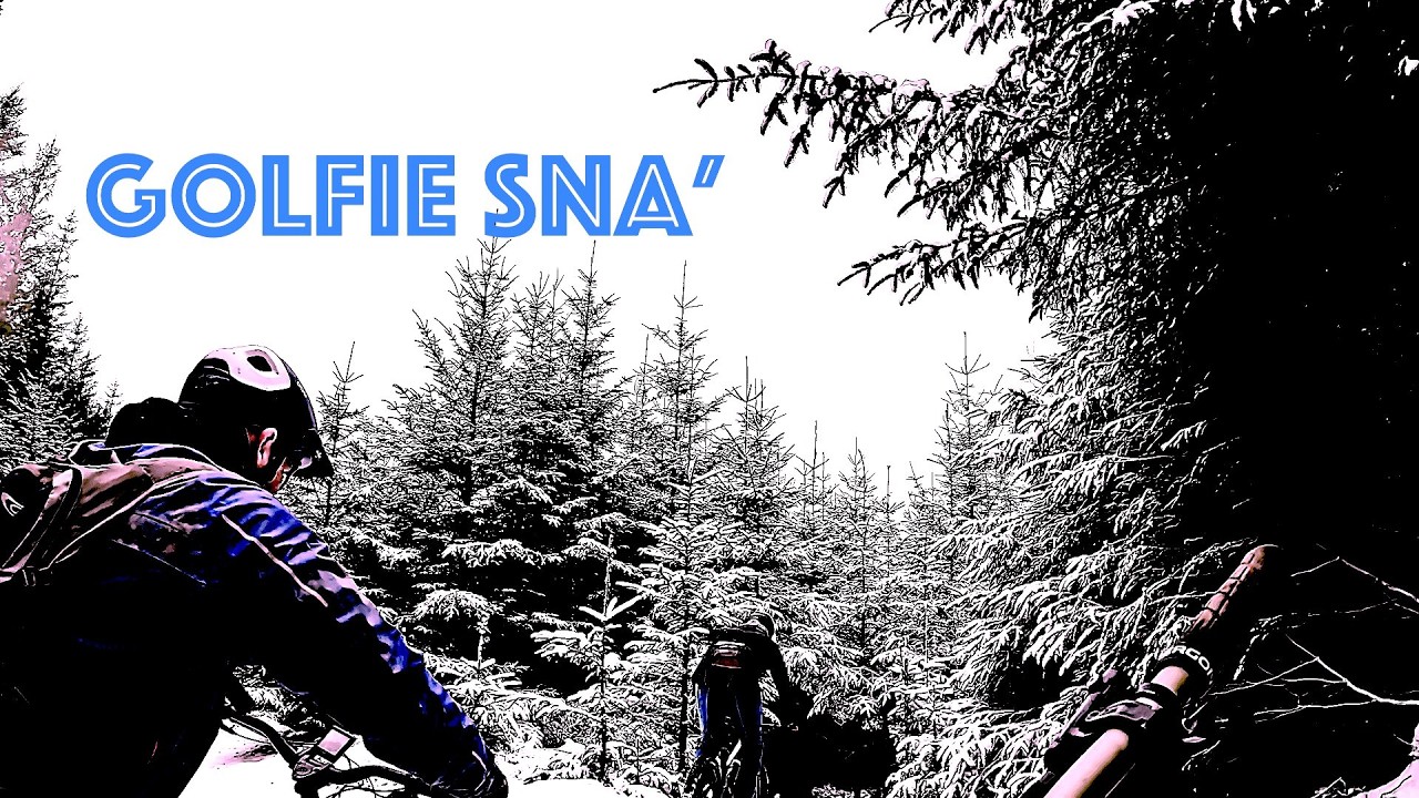 Snowy Golfie | Innerleithen MTB | #trekrail #tweedvalley