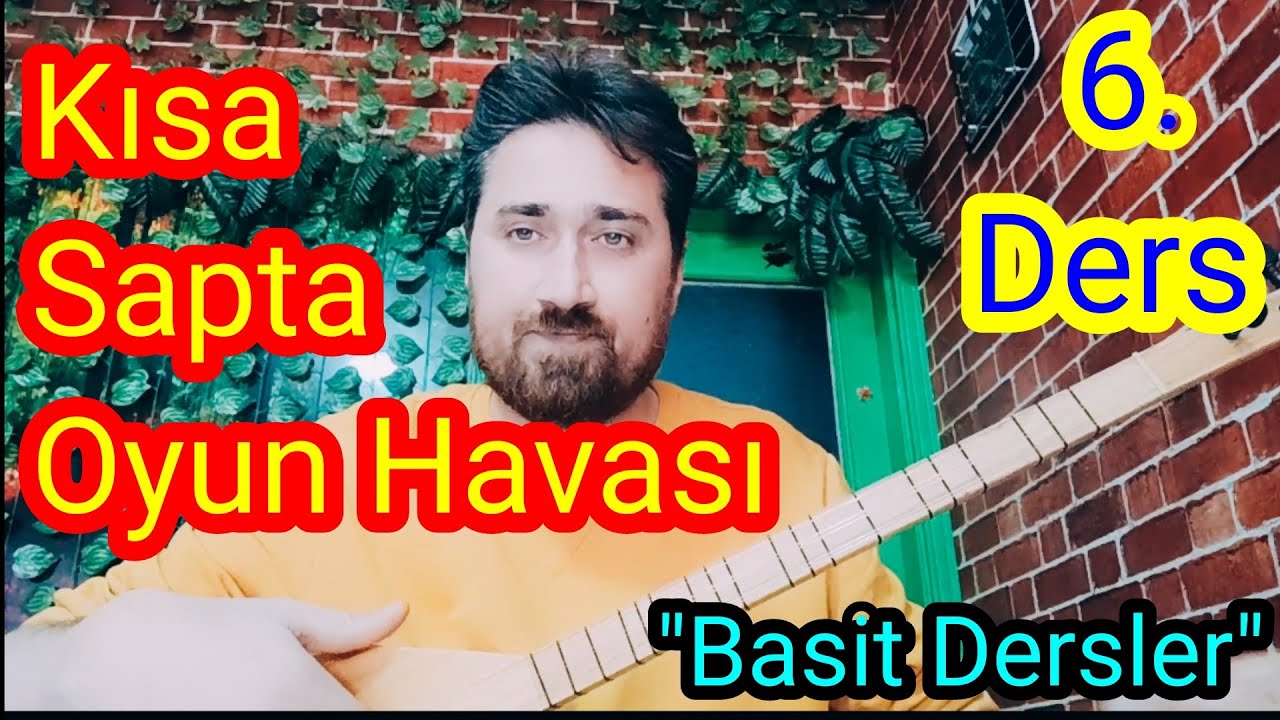 Kısa Sap Kolay Bağlama 6.Ders - Çekirge Oyun Havası #bağlamasolfej #sazdersi #oyunhavasi