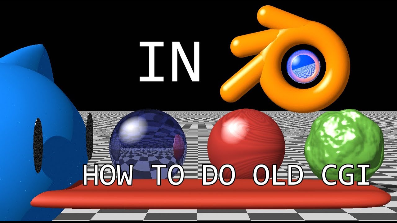 How to replicate OLD/90s CGI in Blender