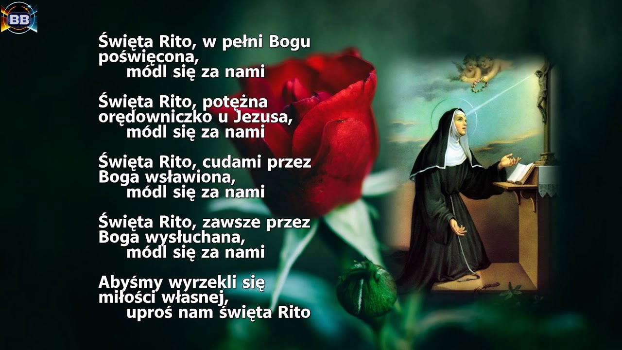 Litania do świętej Rity - śpiewana