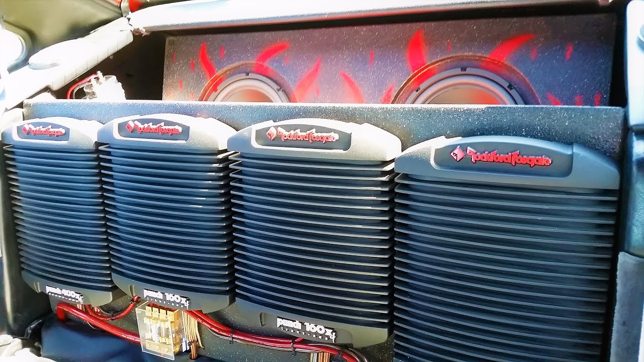 Hidden Motorised Car Stereo System - Old School