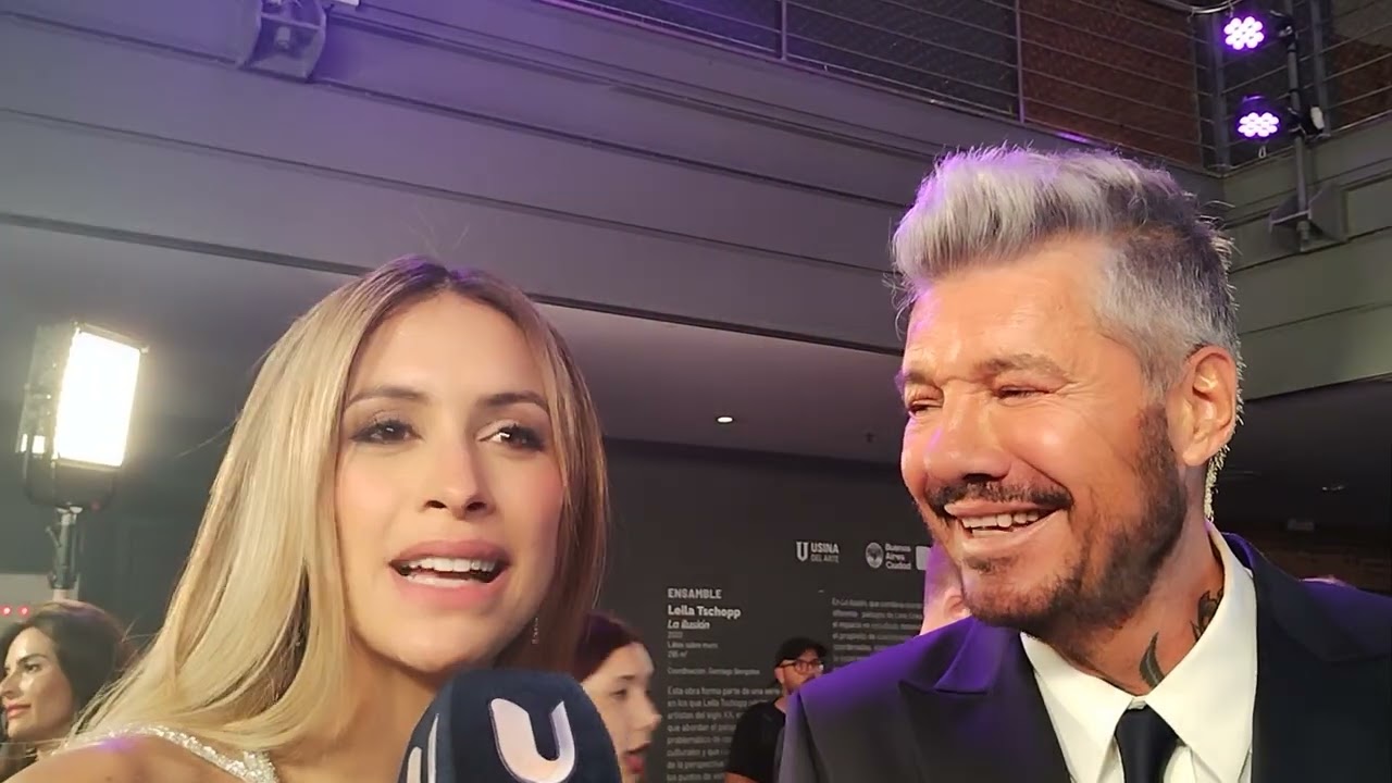 Marcelo Tinelli y Millet Figueroa