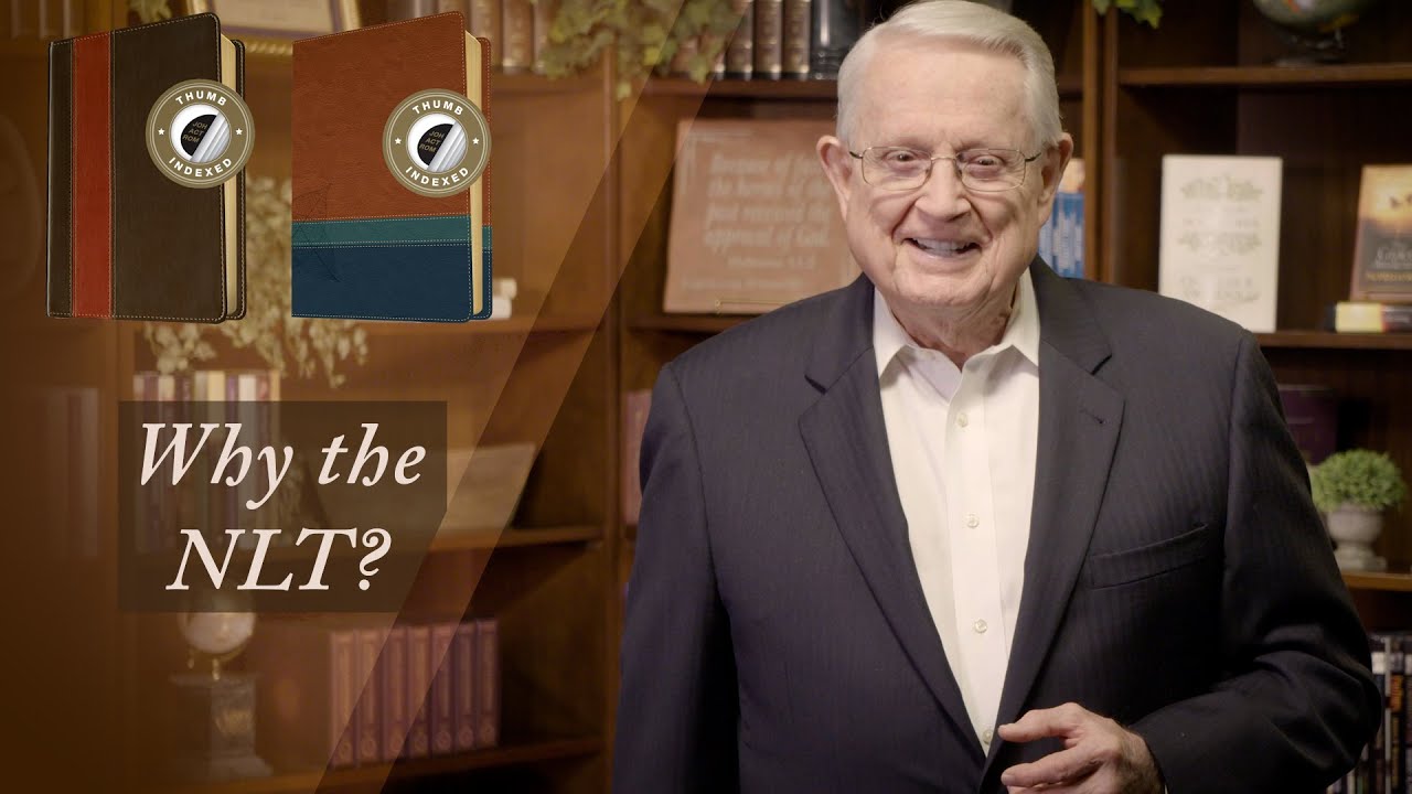 Why did Pastor Chuck choose the NLT for this Study Bible?