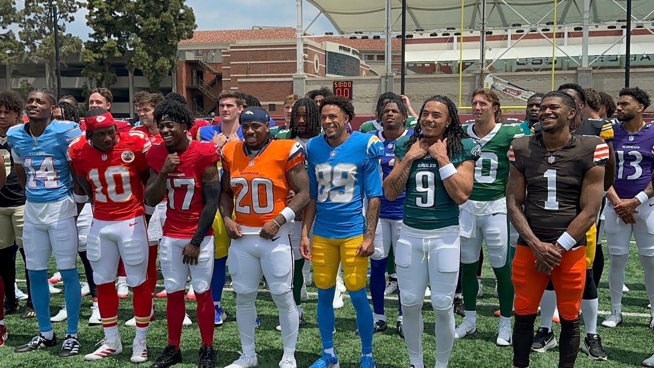 Fernando Mendoza, Makai Lemon gather for NFLPA Rookie Premiere photo