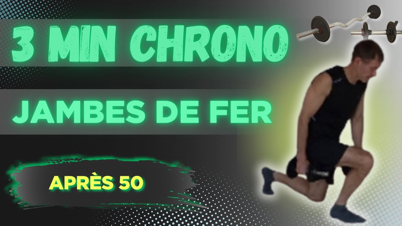 Jambes Toniques en 3 Minutes : Corde à Sauter + 3 Exercices Après 50 Ans
