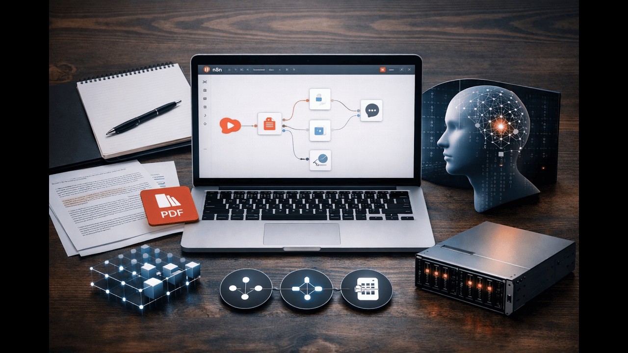 ابني RAG System من الصفر باستخدام n8n | شرح عملي خطوة بخطوة