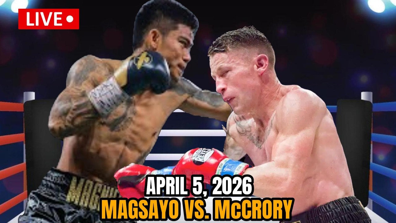 APRIL 5, 2026 | MAGSAYO VS MCCRORY | 2X BAGSAK KAY MAGSAYO SA R1!
