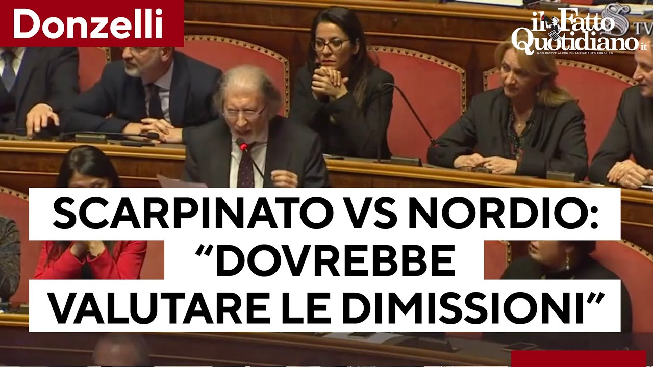 Donzelli, l'intervento di Scarpinato contro Nordio: 
