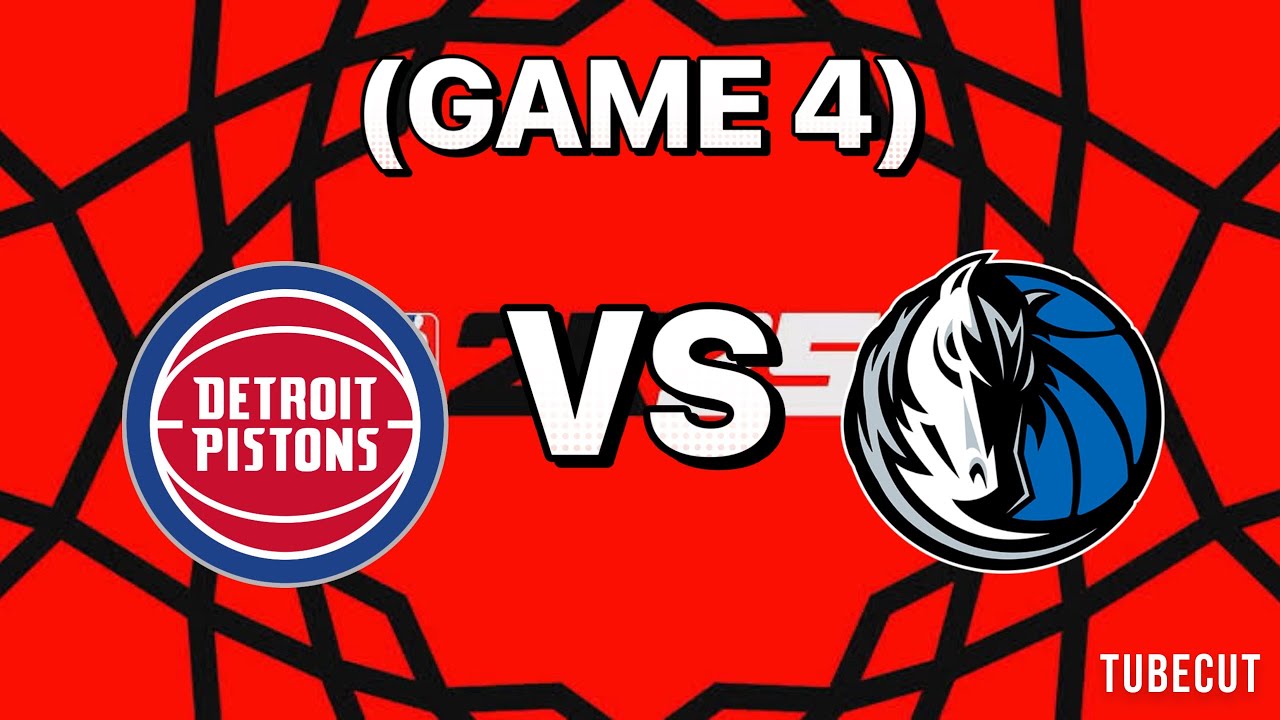 NBA 2K25 INSIDE CENTER CAREER: DETROIT PISTONS VS DALLAS MAVERICKS (GAME 4)