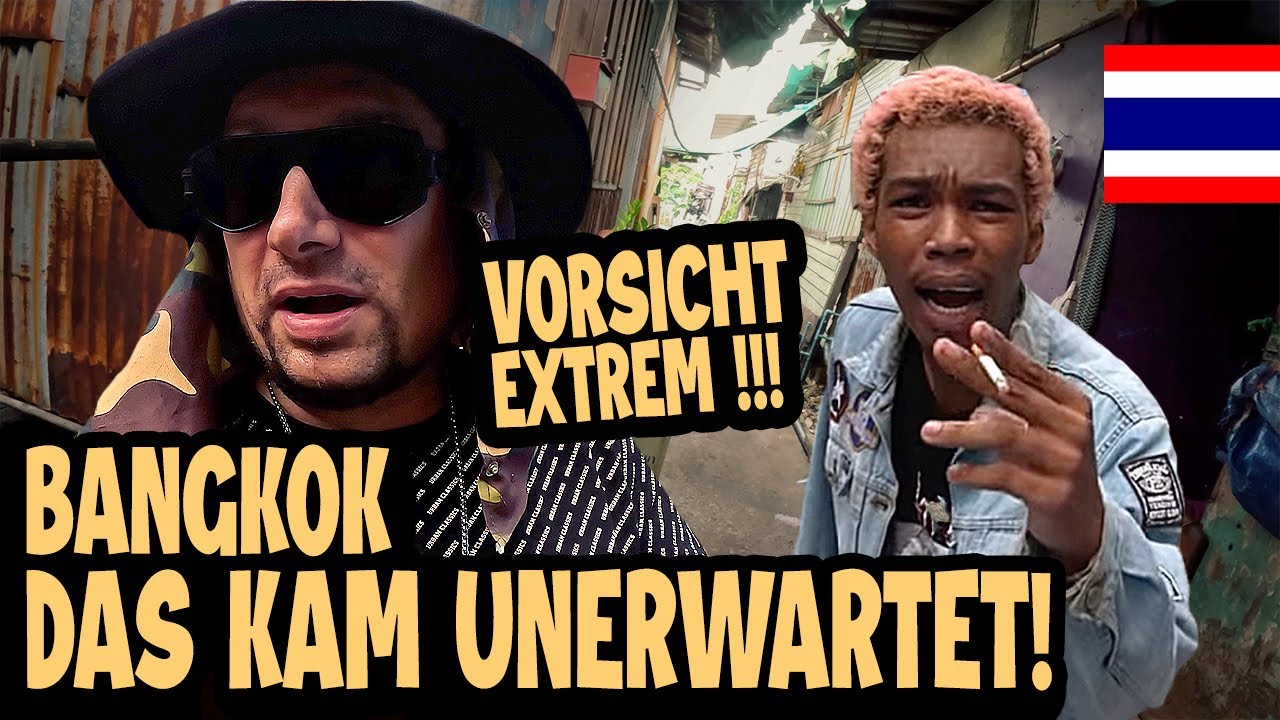 EIN TAG IM GRÖSSTEN SLUM THAILANDS 🇹🇭 Khlong Toei Bangkok Vlog