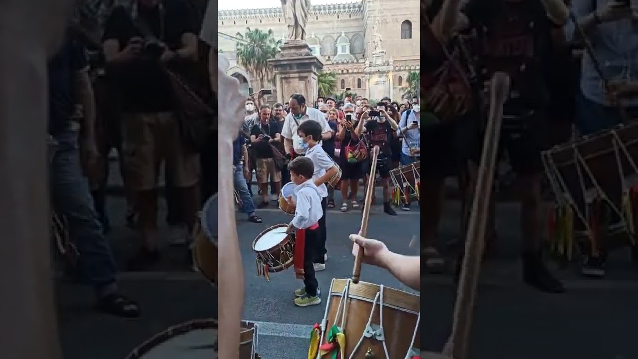 tamburinari alla cattedrale festino 2022