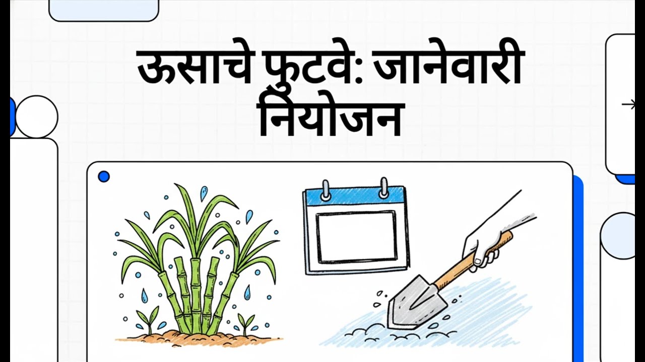 January मध्ये Tillering चुकलं तर 110 टन अशक्य! | ऊस फुटव्यांचा खरा खेळ