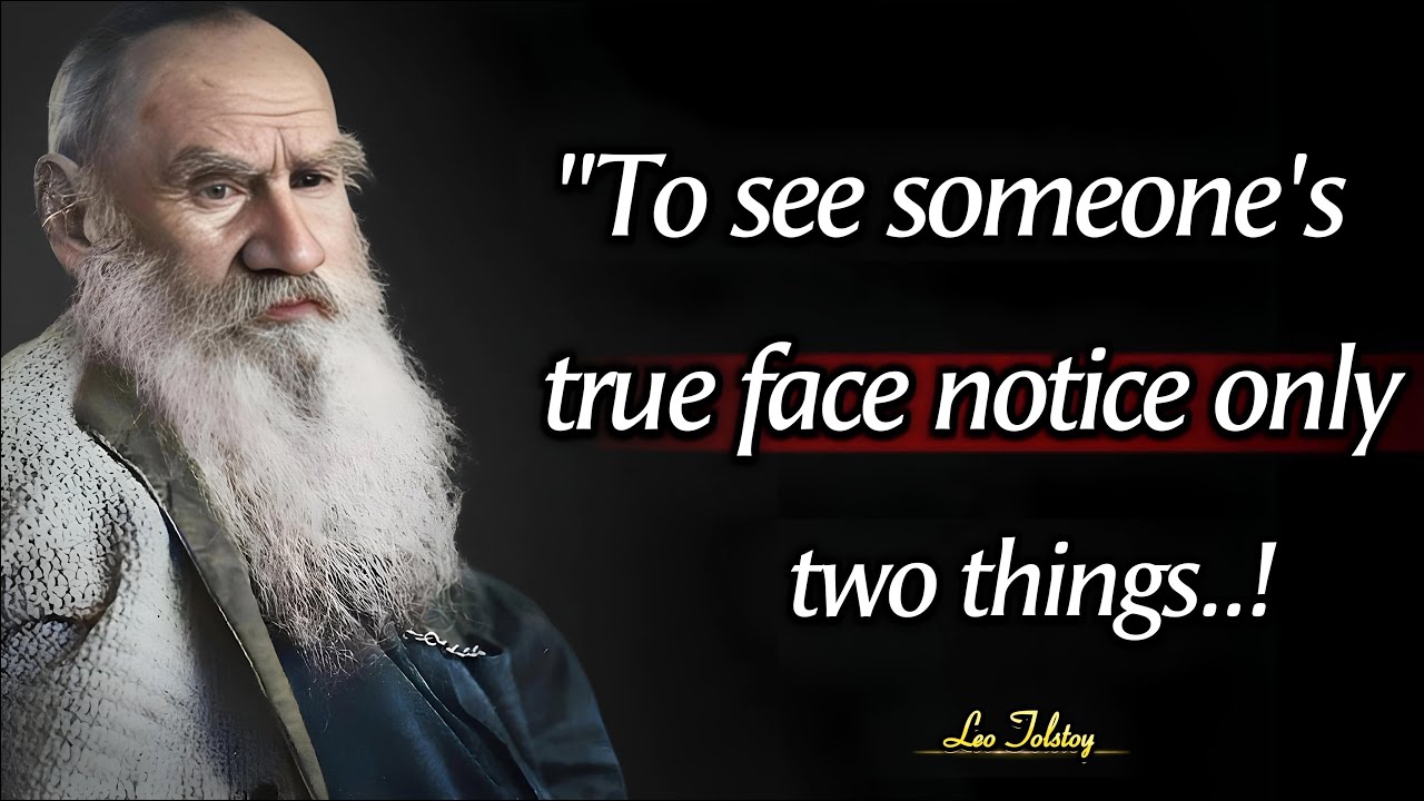 The Wisest Leo Tolstoy Quotes On Life That Can Teach You Truth Of Life | Leo Tolstoy Quotes