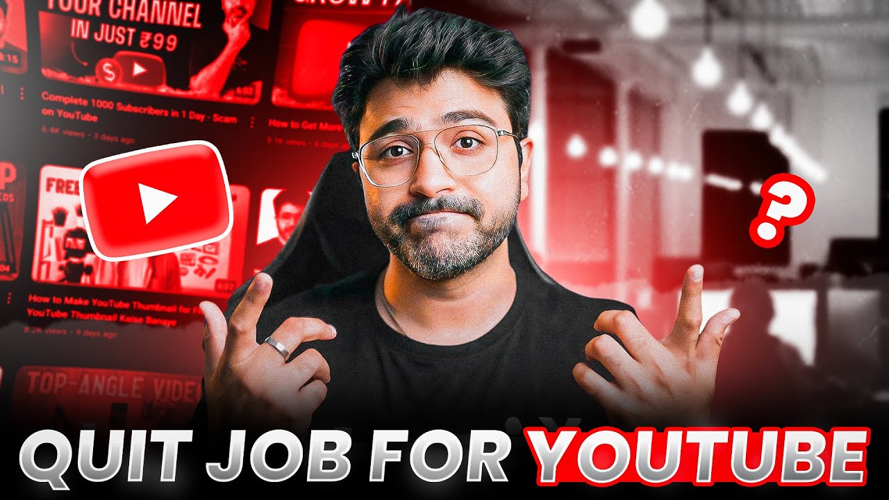 Job vs YouTube - Leave your Studies to become a Youtuber?