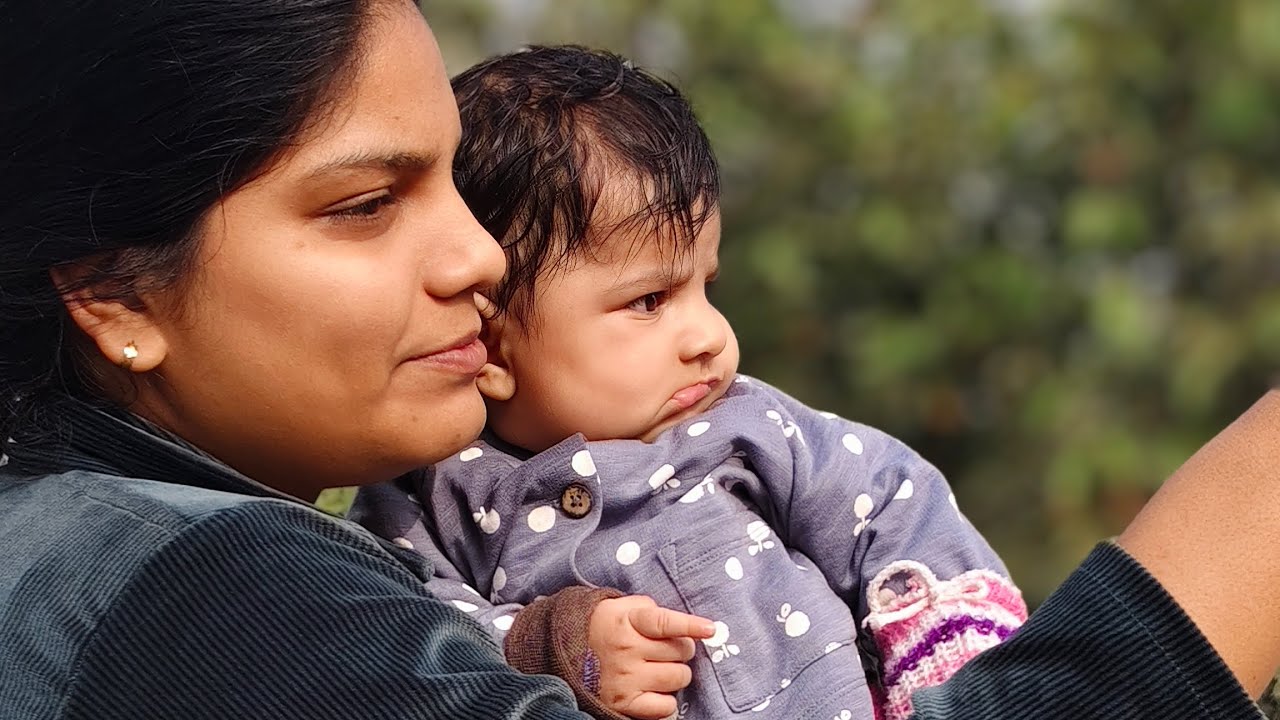 Suryanshi morning routine day 4 #viral #newbornbaby #babycare #babyvlog #babyvideos 🍼👣