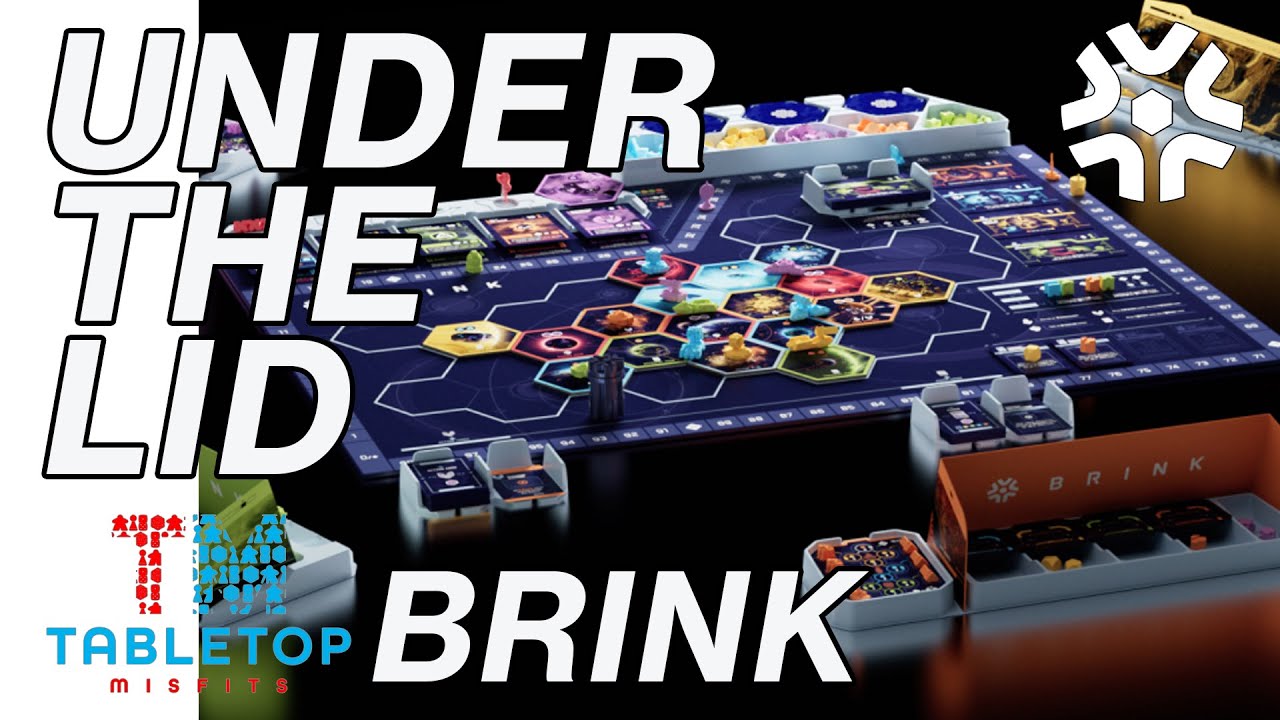 Brink | Check out the INSANELY beautiful board game Brink. The deluxe version is WOW!