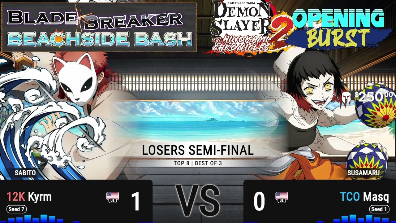 Losers Semis TCO| Masqru v 12K| Kyrmson -Opening Burst2025- Demon Slayer: Hinokami Chronicles 2