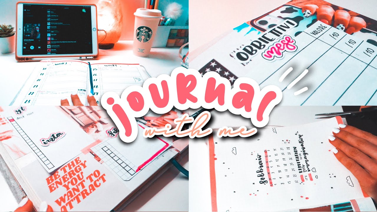 Journal with me | February 2021 planner setup.