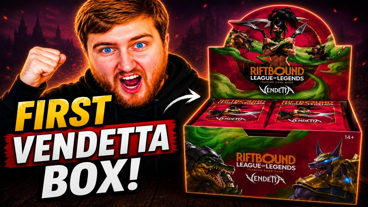 Opening My FIRST Vendetta Booster Box! (Riftbound Set 4)