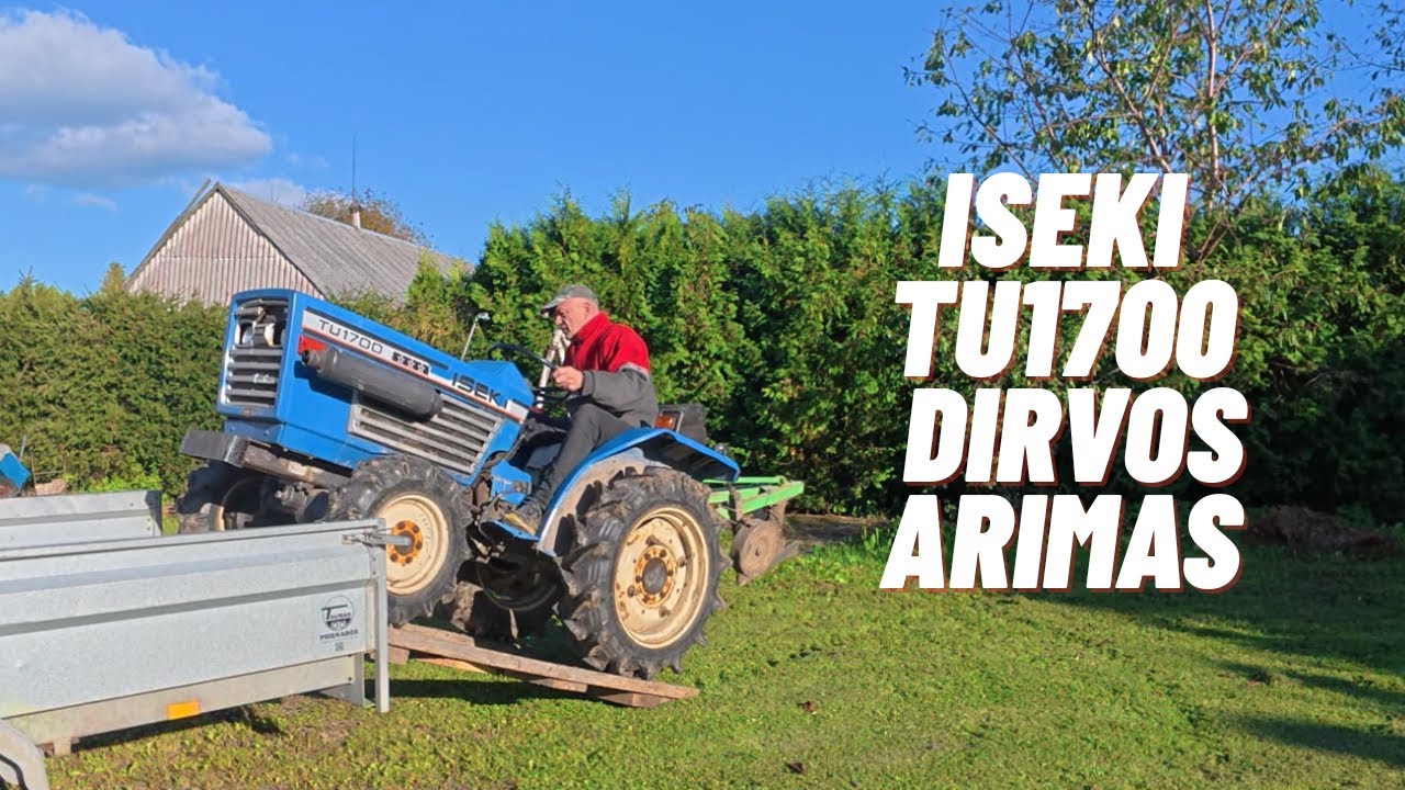 ISEKI TU 1700 PLOWING (dirvos arimas)