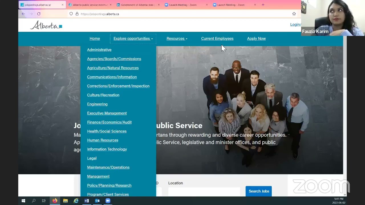 Careers at the Government Alberta