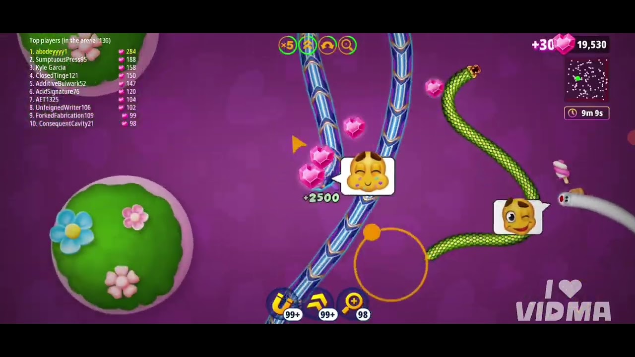 Love Event in Worms Zone io 