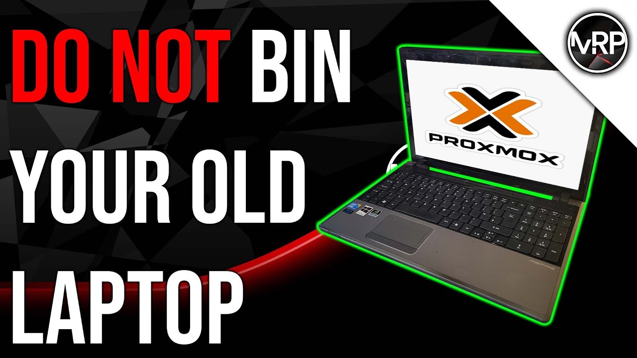10+ YEARS OLD laptop is my PROXMOX server