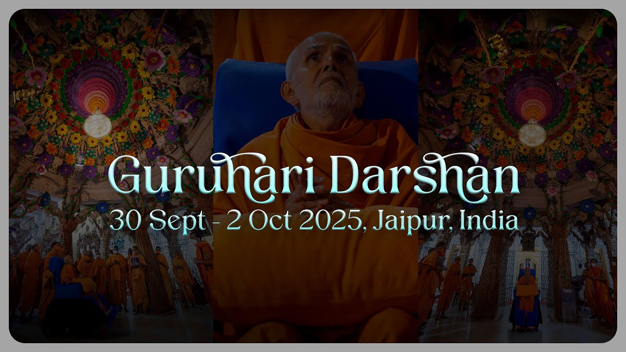 Guruhari Darshan, 30 Sep - 2 Oct 2025, Jaipur, India
