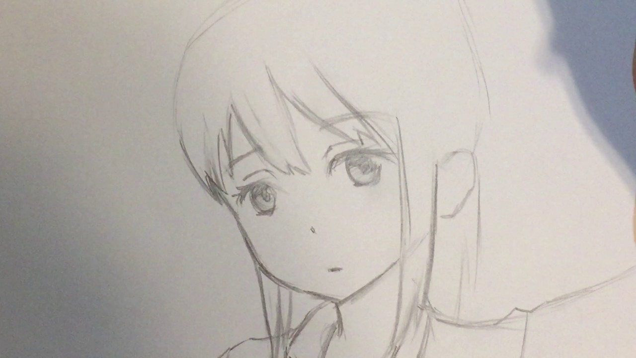 How to Draw Anime Without Guideline/Sketch [No Timelapse]