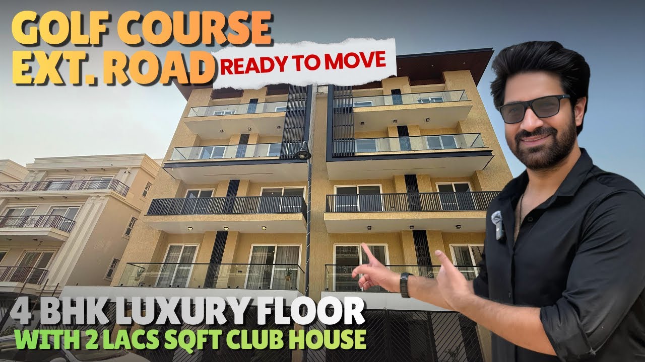 400 SqYds Builder Floor In Gurgaon | Golf Course Extension Road | Gurgaon Real Estate #gurgaon #4k ￼